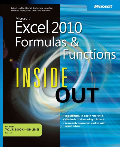 Microsoft Excel 2010 formulas & functions inside out / Egbert Jeschke ... [et al.].