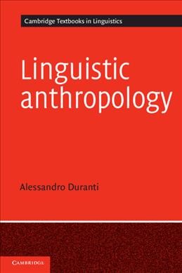 Linguistic anthropology / Alessandro Duranti.