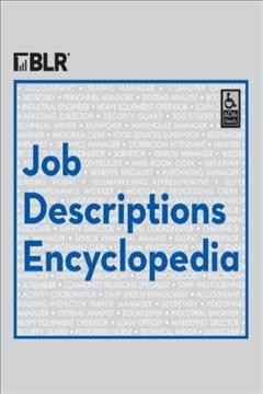 BLR's job descriptions encyclopedia.