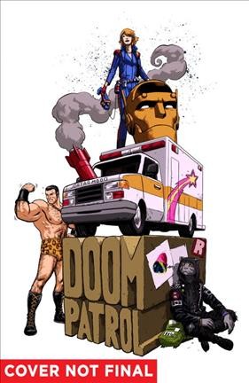 Doom Patrol / Vol. 1, Brick by brick / Gerard Way, writer ; Nick Derington with Tom Fowler, artists ; Tamra Bonvillain, colorist ; Todd Klein, letterer. Book{B}