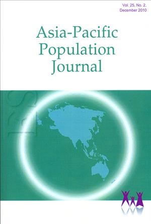 Asia-Pacific population journal. Vol. 25, no. 2, December 2010.