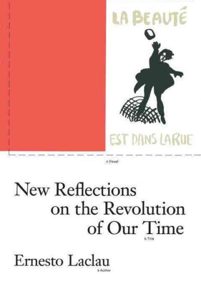 New reflections on the revolution of our time / Ernesto Laclau.
