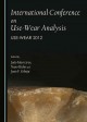 International conference on use-wear analysis : use-wear 2012  Cover Image